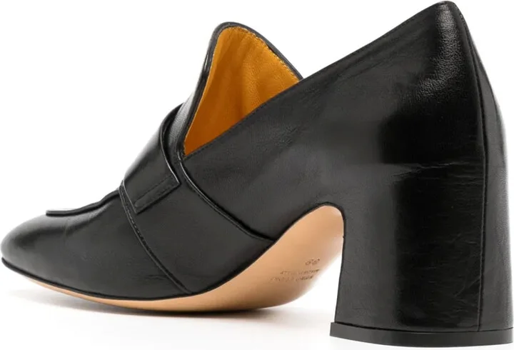 Lock 70mm leather pumps - Image 3