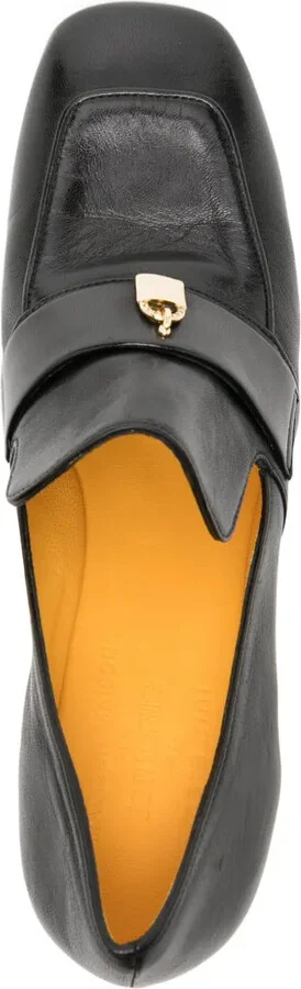 Lock 70mm leather pumps - Image 4
