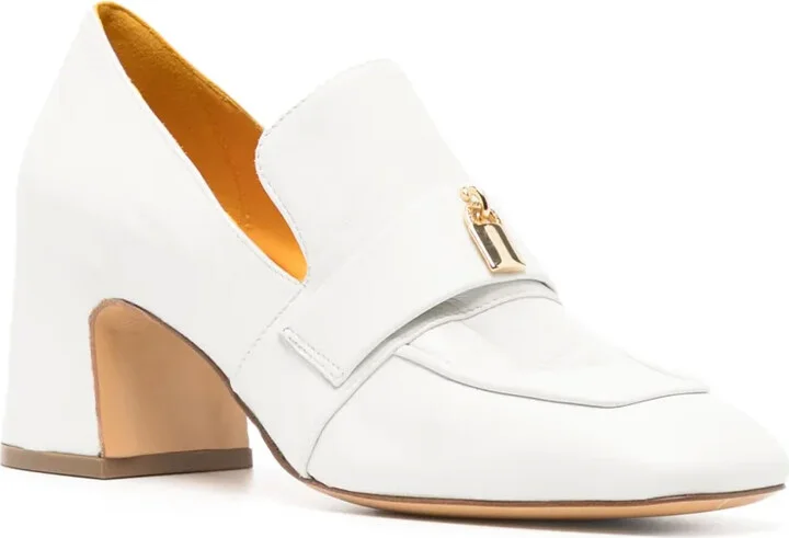 Lock 70mm leather pumps - Image 2