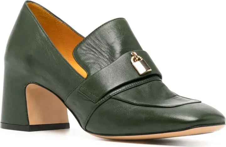 Lock 70mm leather pumps - Image 2