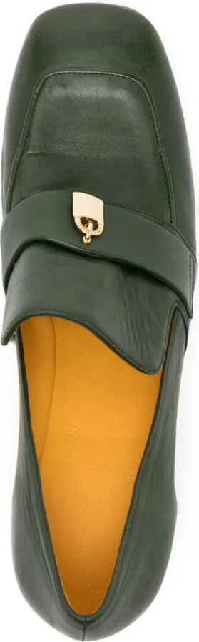 Lock 70mm leather pumps - Image 4