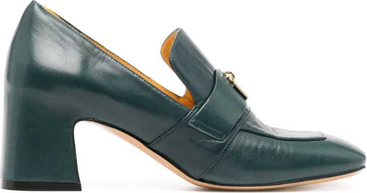 Lock 70mm leather pumps
