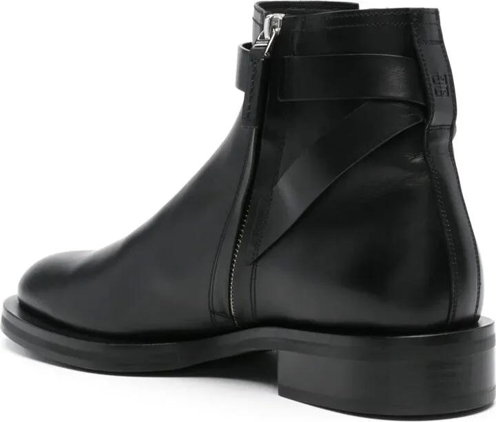 Lock leather ankle boots - Image 3
