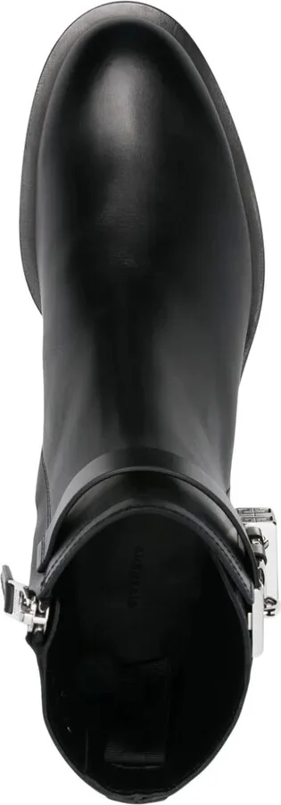 Lock leather ankle boots - Image 4