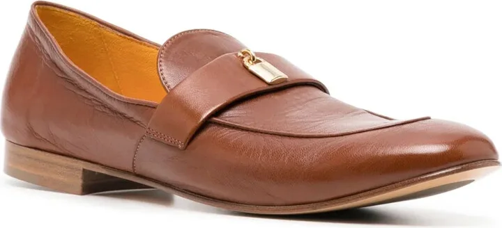 Lock leather loafers - Image 2