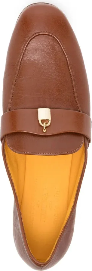 Lock leather loafers - Image 4