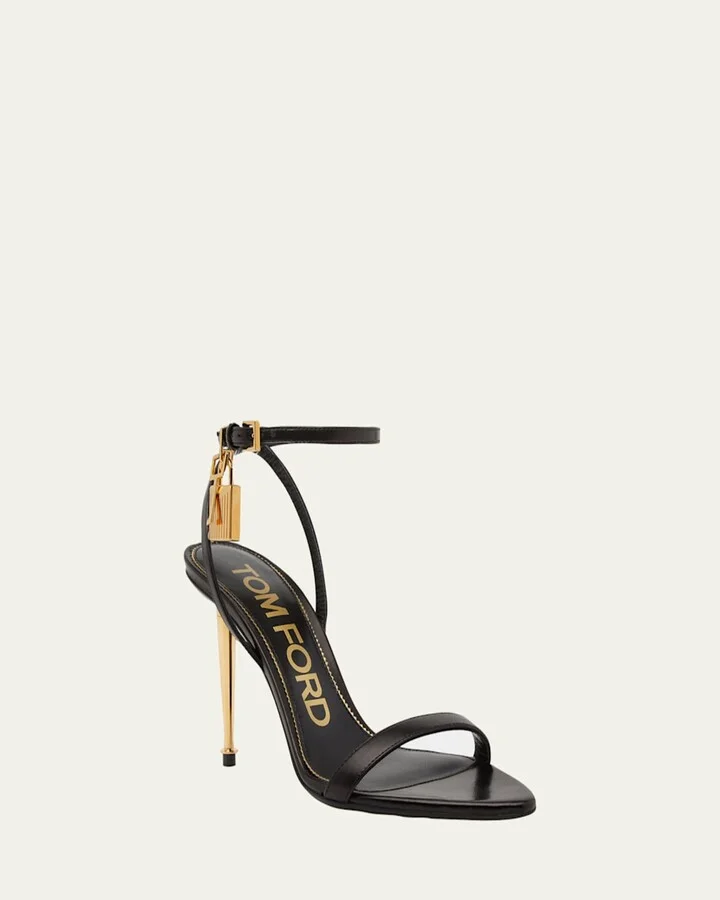 Lock Leather Sandals - Image 4