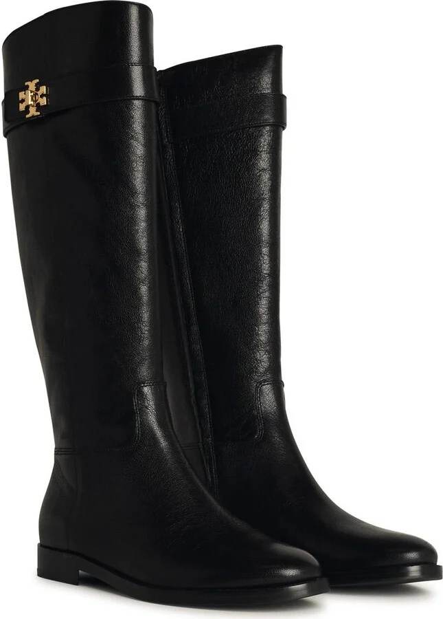 'lock Ridin' Black Leather Boots - Image 2