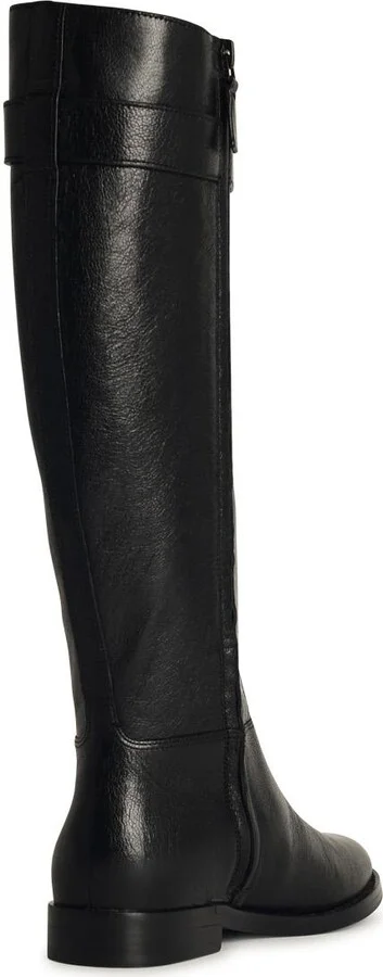 'lock Ridin' Black Leather Boots - Image 3