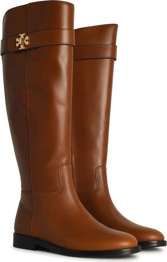 'lock Ridin' Brown Leather Boots - Image 2