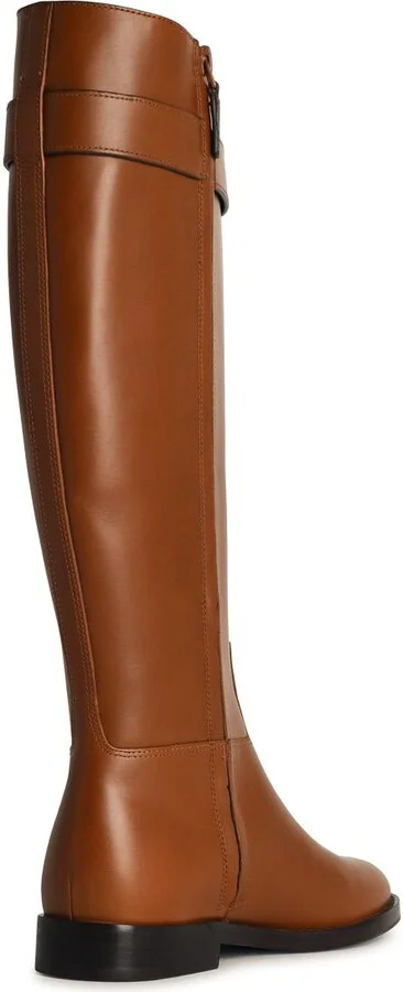 'lock Ridin' Brown Leather Boots - Image 3