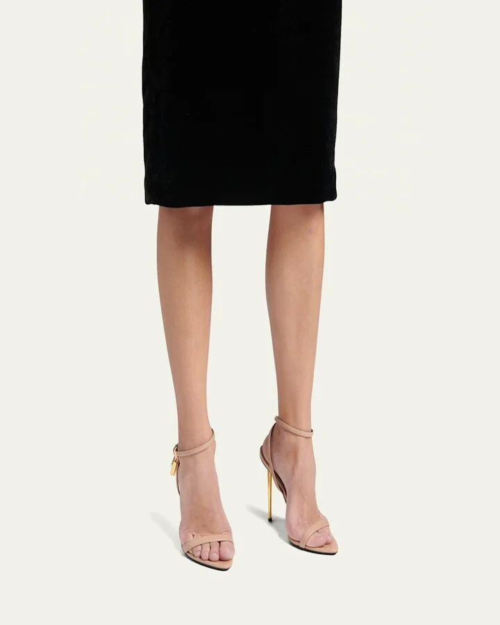Lock Stiletto Sandals - Image 3
