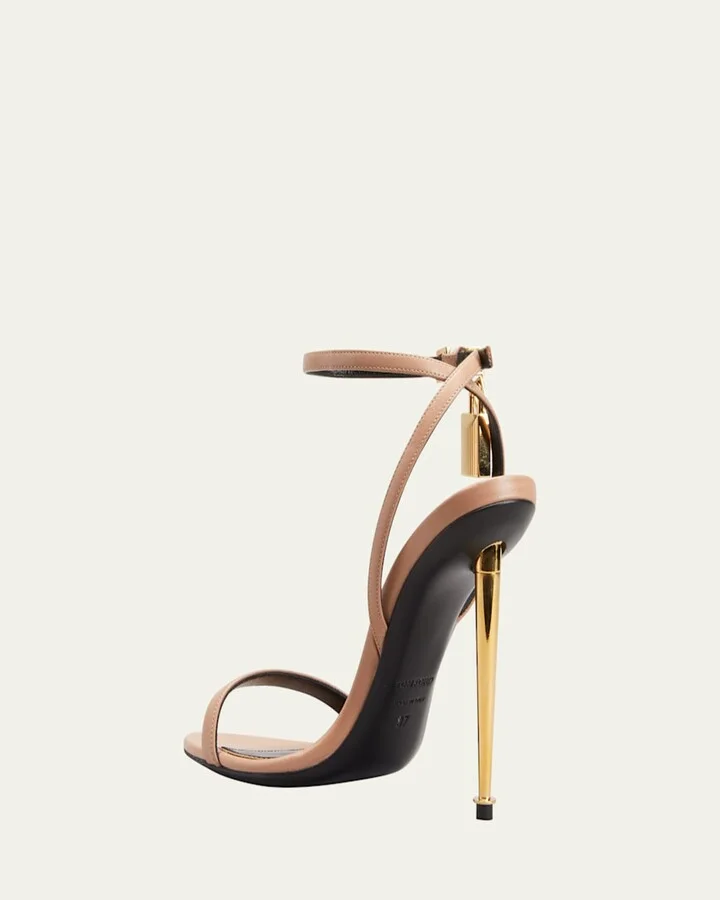 Lock Stiletto Sandals - Image 6