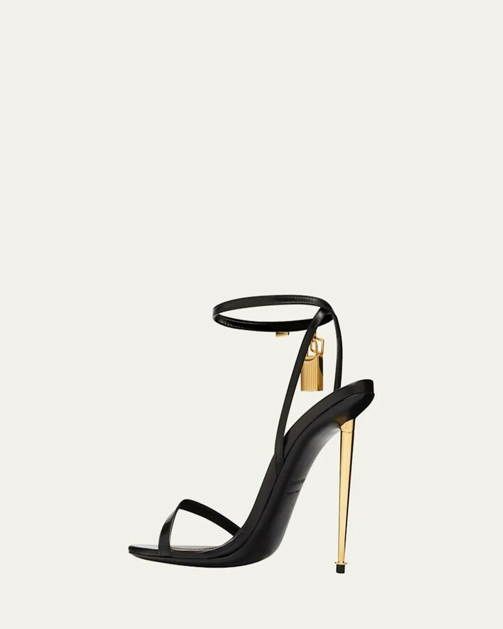Lock Stiletto Sandals - Image 11