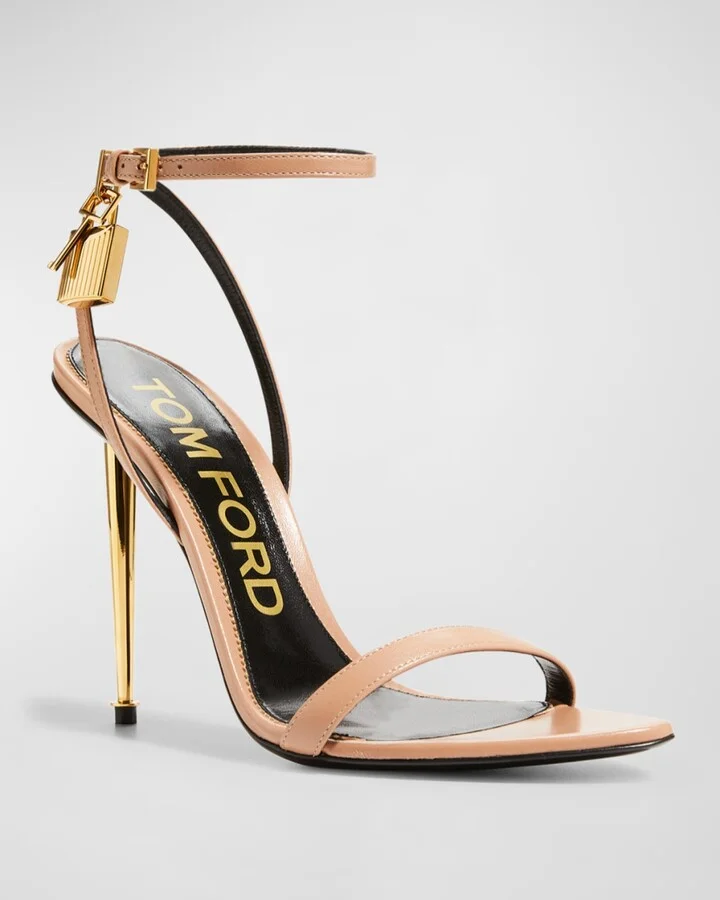 Lock Stiletto Sandals - Image 6