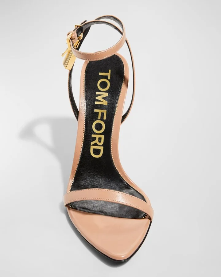 Lock Stiletto Sandals - Image 7