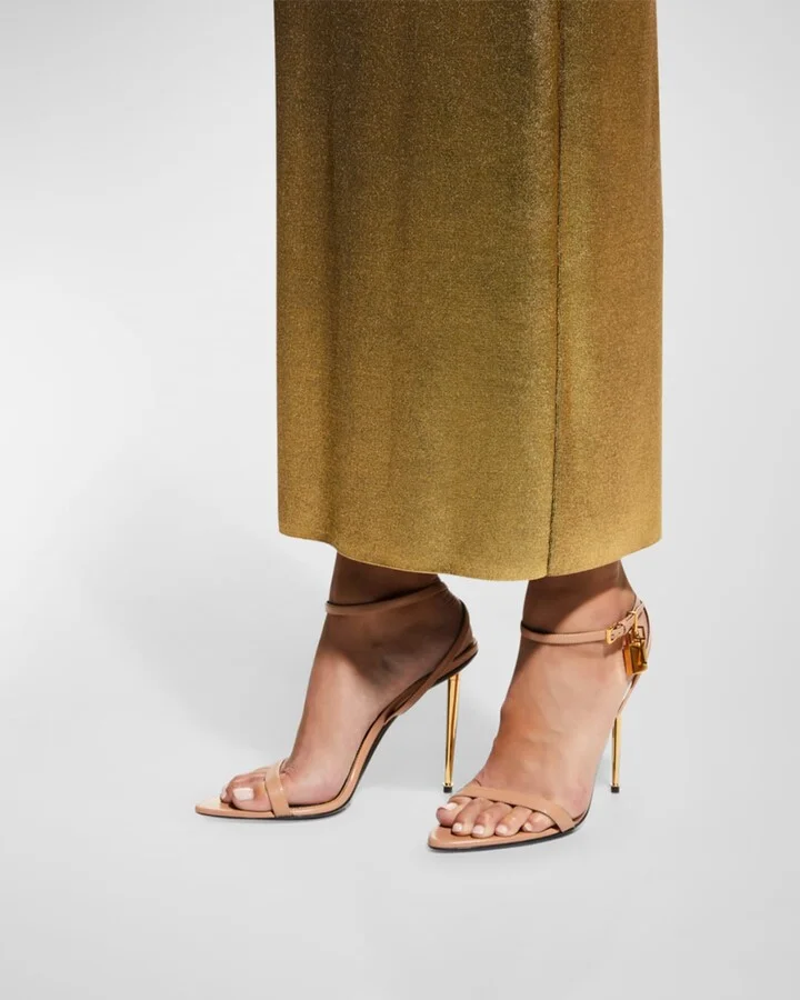 Lock Stiletto Sandals - Image 11