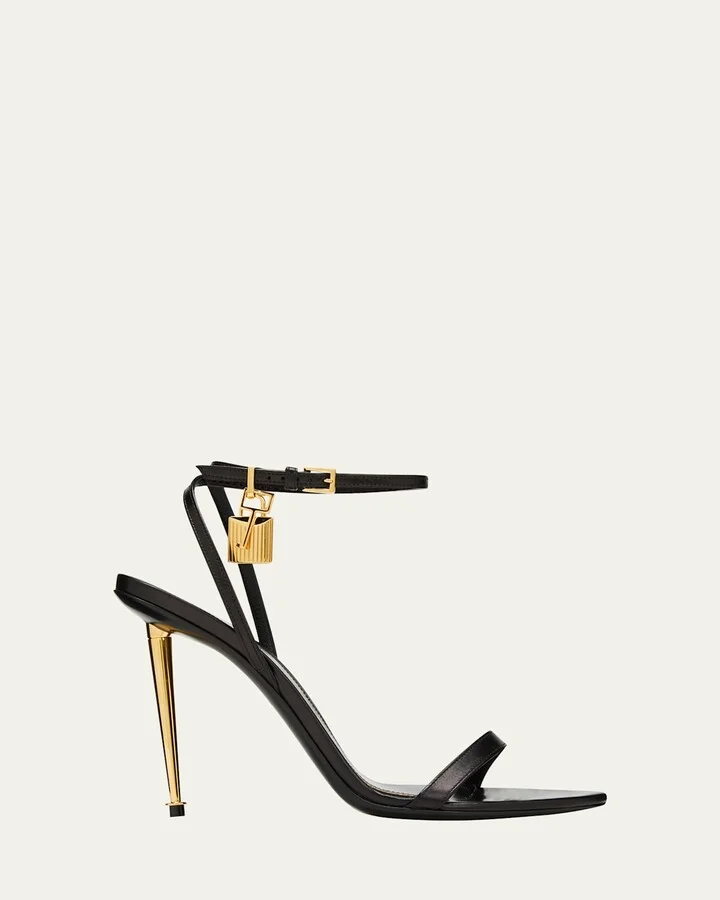 Lock Stiletto Sandals