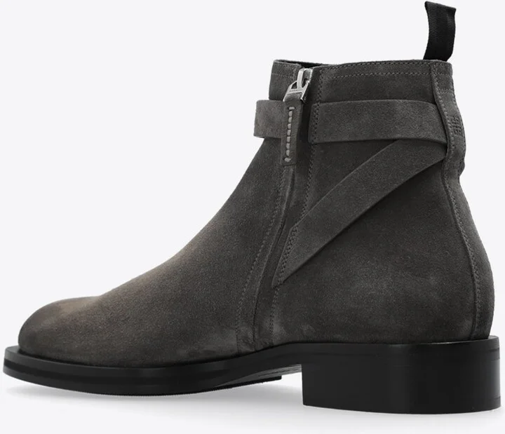 Lock Suede Ankle Boots - Image 2