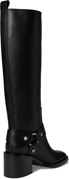 Loeffler Randall Audrey Engineer Tall Boot Women's Boots Black : 6 B - Medium, Leather - Image 4