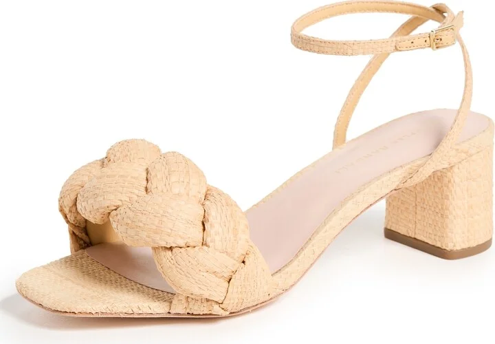 Loeffler Randall Avril Mid Heel Sandals with Braid