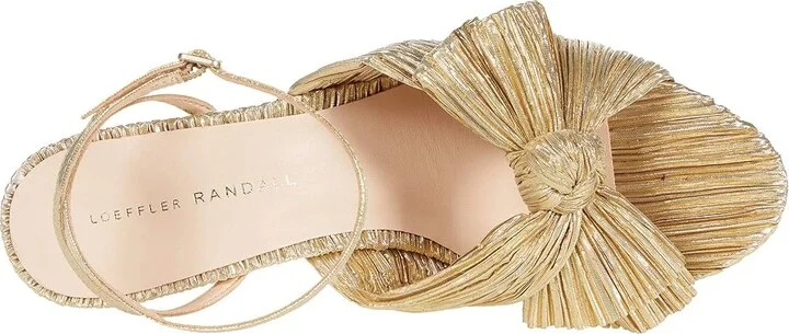 Loeffler Randall Camellia Women's Shoes Gold : 5 B - Medium, Textile - Image 2