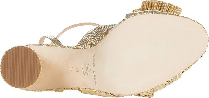 Loeffler Randall Camellia Women's Shoes Gold : 5 B - Medium, Textile - Image 3