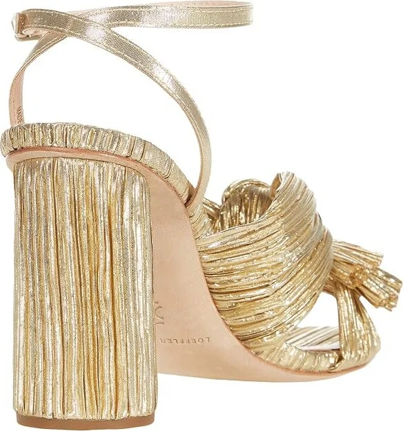 Loeffler Randall Camellia Women's Shoes Gold : 5 B - Medium, Textile - Image 4