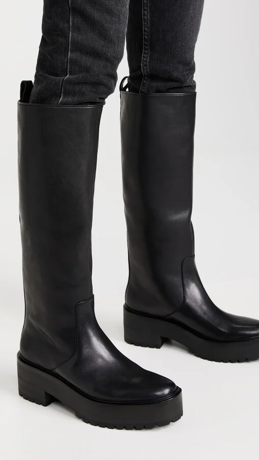 Loeffler Randall Carlee Tall Combat Boots - Image 3