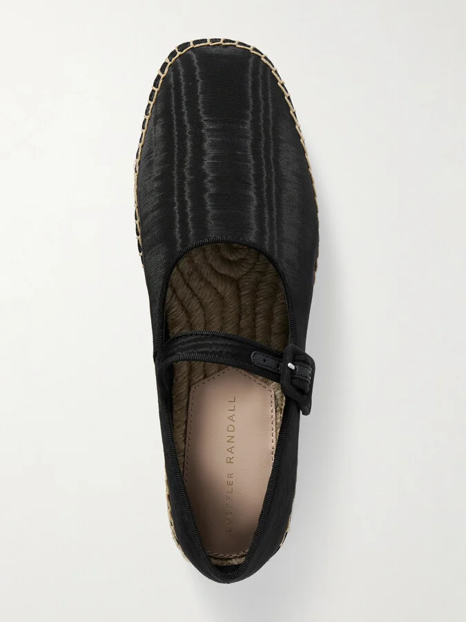 Loeffler Randall - Clover Moire Mary Jane Espadrilles - Black - Image 5