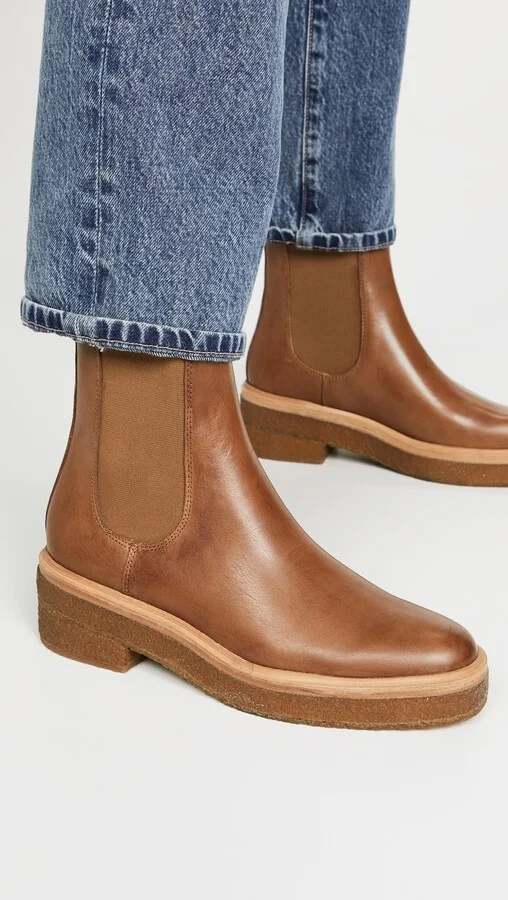 Loeffler Randall Crepe Sole Chelsea Boots - Image 5