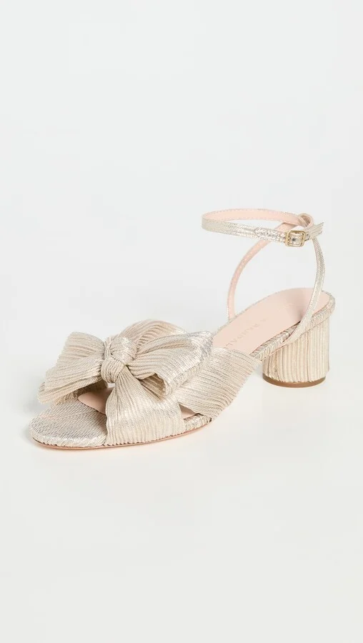 Loeffler Randall Dahlia Pleated Bow Heels - Image 2
