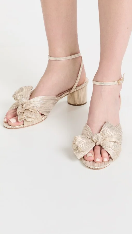 Loeffler Randall Dahlia Pleated Bow Heels - Image 3