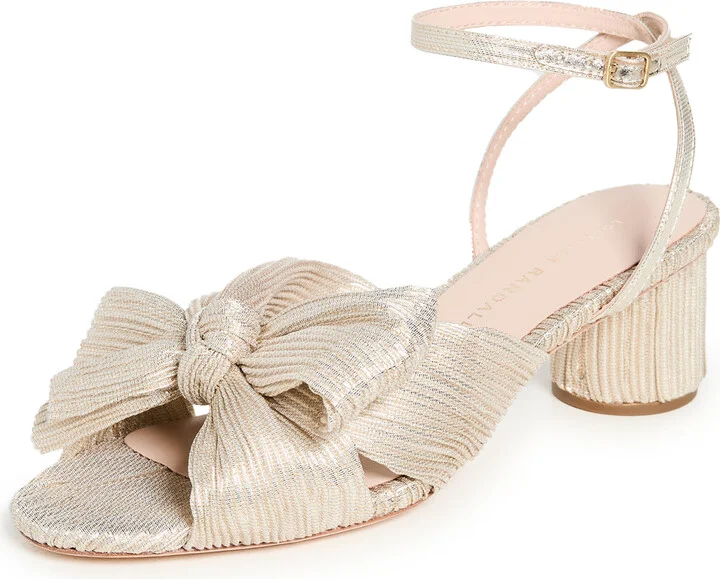 Loeffler Randall Dahlia Pleated Bow Heels
