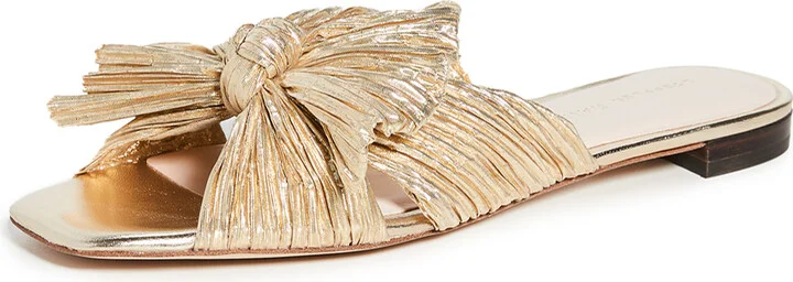 Loeffler Randall Daphne Pleated Bow Slides