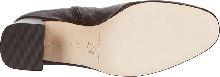 Loeffler Randall Elise Slim Ankle Bootie Women's Shoes Chocolate : 6.5 B - Medium, Leather - Image 3