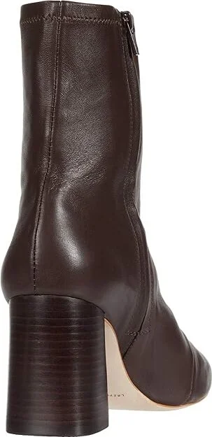 Loeffler Randall Elise Slim Ankle Bootie Women's Shoes Chocolate : 6.5 B - Medium, Leather - Image 4