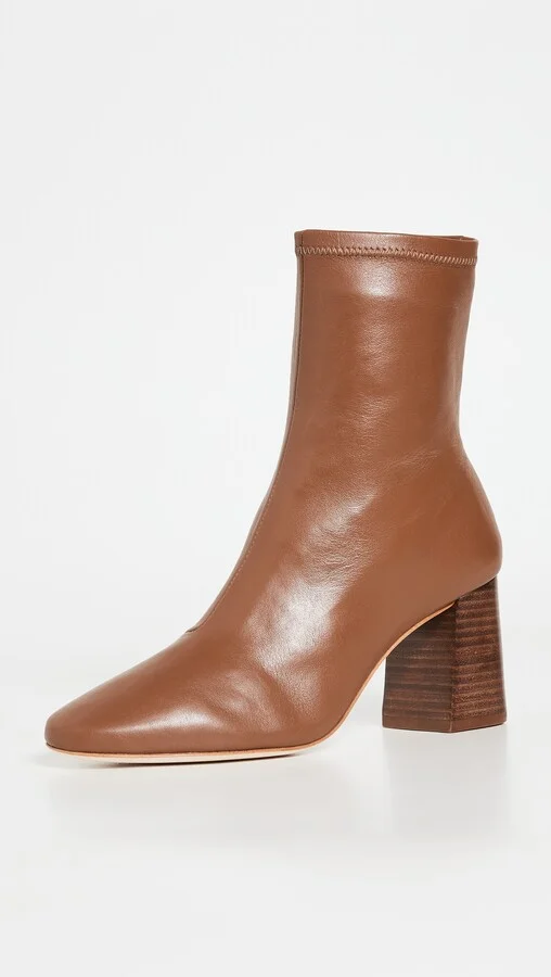 Loeffler Randall Elise Slim Ankle Booties With Block Heel - Image 5