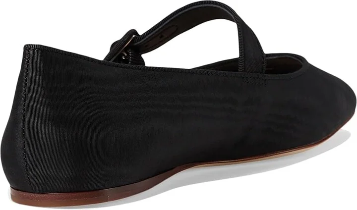 Loeffler Randall Ginger Mary Jane Flat Women's Shoes Black/Black : 5 B - Medium, Leather - Image 4