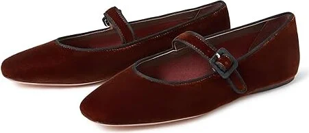 Loeffler Randall Ginger Mary Jane Flat Women's Shoes Sienna/Black : 7.5 B - Medium, Leather - Image 3
