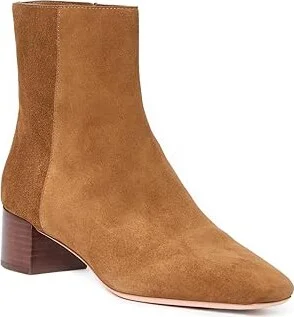 Loeffler Randall Ginny Square Toe Ankle Boot Women's Boots Cacao : 5 B - Medium, Leather - Image 3