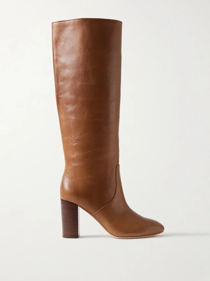 Loeffler Randall - Goldy Leather Knee Boots - Brown