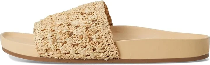 Loeffler Randall Henri Crochet Raffia Band Footbed Sandals Women's Sandals Natural : 5 B - Medium, Leather - Image 6