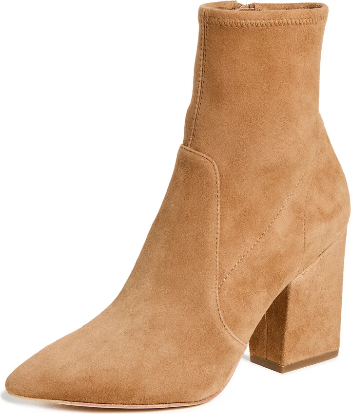 Loeffler Randall Isla Slim Ankle Bootie with Chunky Heel