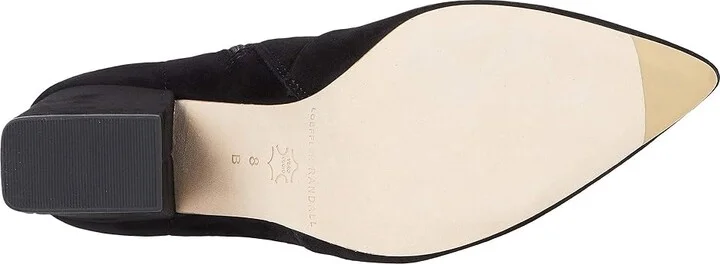 Loeffler Randall Isla Slim Ankle Bootie Women's Shoes Black 1 : 9 B - Medium, Suede - Image 3