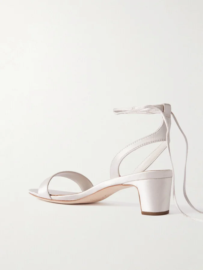 Loeffler Randall - Jackie Satin Sandals - Silver - Image 3