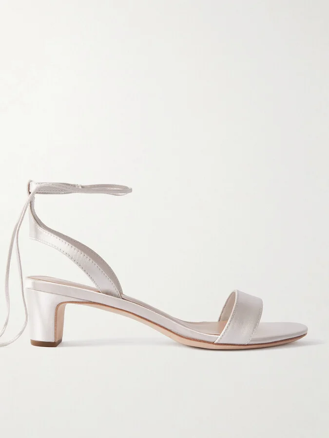 Loeffler Randall - Jackie Satin Sandals - Silver