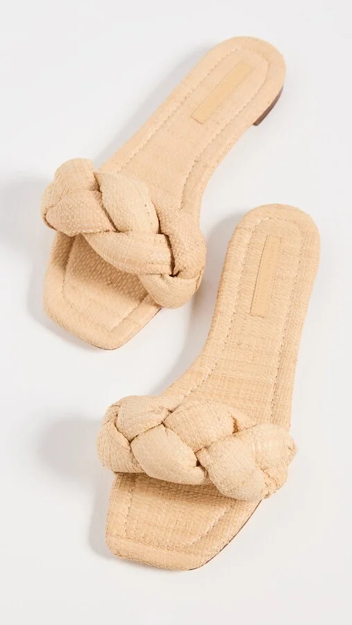 Loeffler Randall Joanna Braided Band Flat Sandals - Image 5