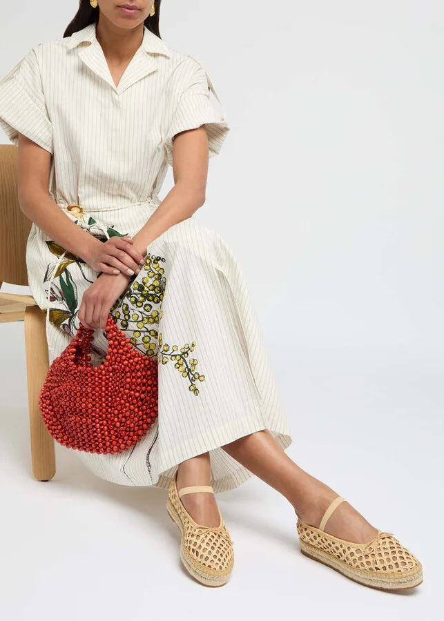 Loeffler Randall Kayla Raffia Ballet Flats - Image 5