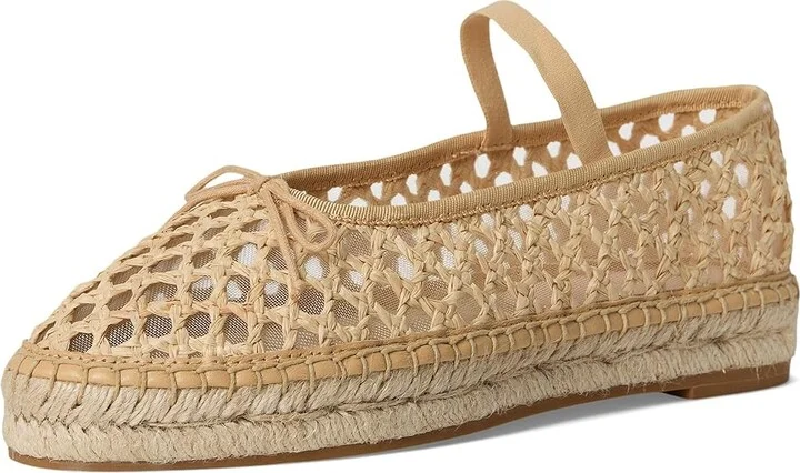 Loeffler Randall Kayla Women's Flat Shoes Natural : 12 B - Medium, Mesh/Textile - Image 5